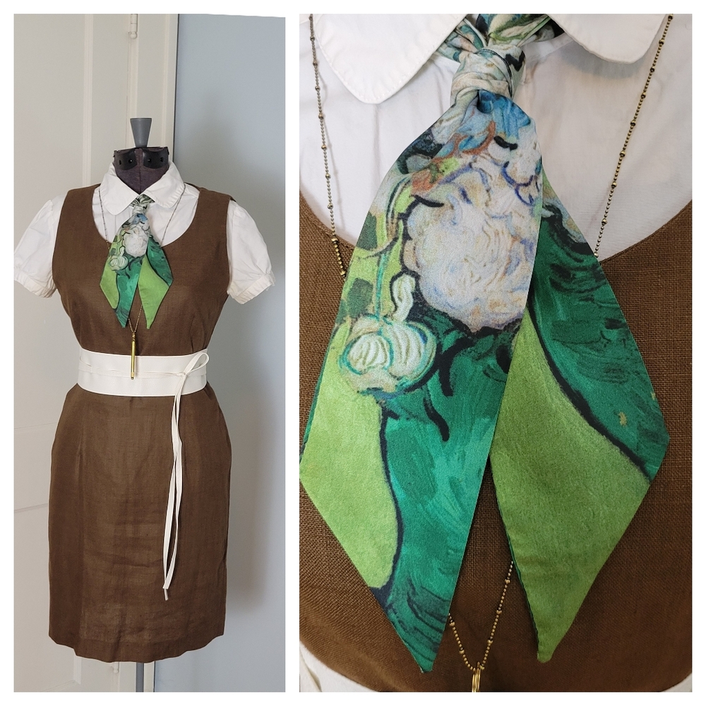 Floral Scarf / Tie